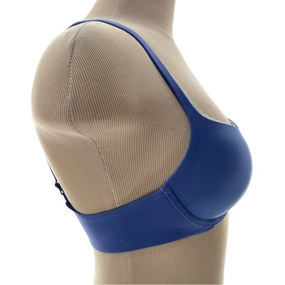 Victoria’s Secret Body By Victoria Push-Up Bra Periwinkle Blue Lace Detail 34B - Picture 4 of 7